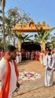 HH Swamiji's visit to Shri Mathada Vinayaka Devasthan, Salemane, Neerkanta, Shirali (16 Feb 2025)